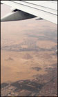 Giza Pyramids from the plane