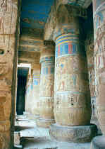 Pillared Hall, Medinet Habu Temple, Ramesses III, West Bank of Luxor