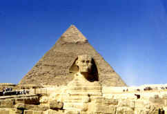 The Great Sphinx and the Khafre (Middle) Pyramid, Giza