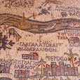 Mataba Church mosaic on floor showing pilgrimage map