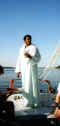 Nubian boatman on felluca