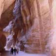 Petra - beginning of the Siq